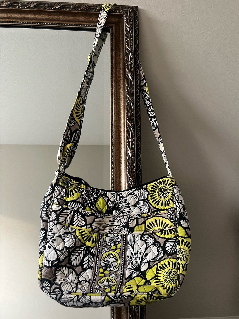 Vera Bradley Baroque Print Quilted Crossbody